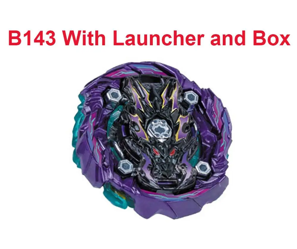 B143with box Beyblade Burst игрушки B-140 B-139 пусковая установка и коробка Bables Металл Fusion спиннинг Bey Blade лезвия GoShoot комбо игрушка Bayblade - Цвет: B143with box