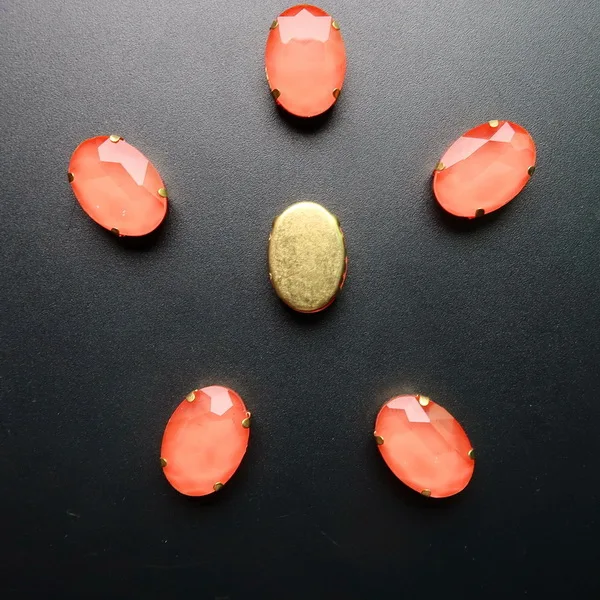 A19 Orange 20 шт./упак. желе конфеты стекло кристалл золотой коготь настройки 13*18 мм овальной формы пришить горный хрусталь бусины кристаллы Одежда diy отделка - Цвет: A19 Orange