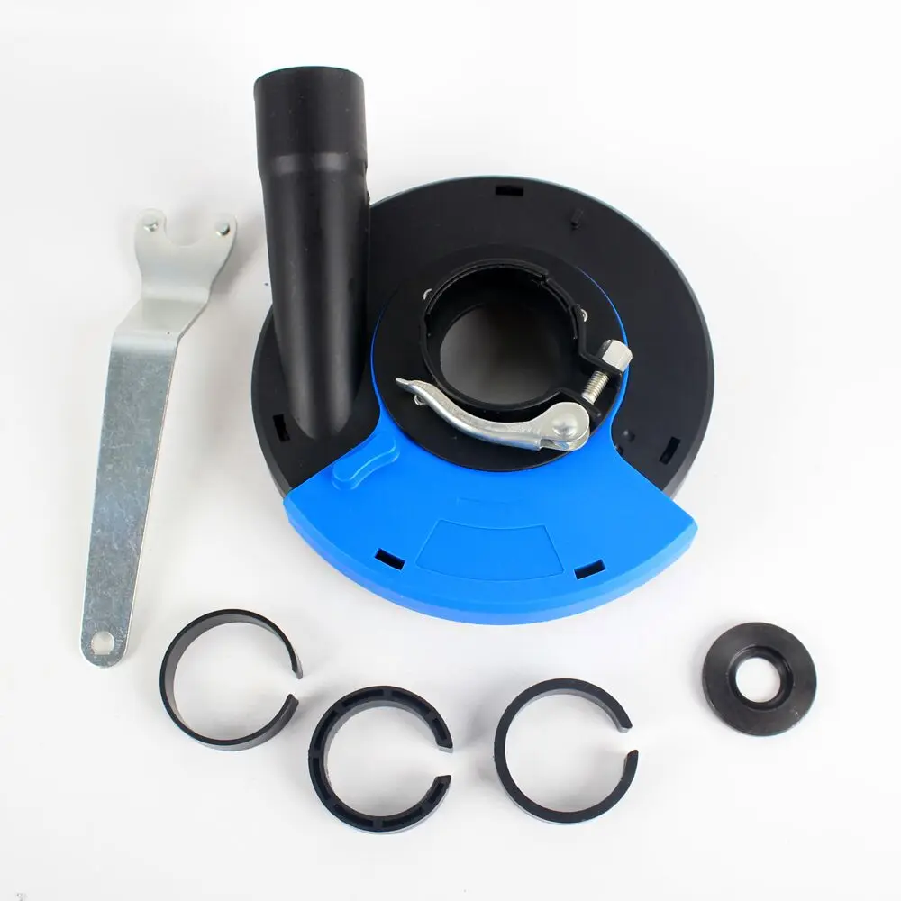 Пылезащитный кожух Raizi для угловой шлифовальной машины, 125/180 мм, набор для сбора пыли с бетонным алмазным колесом