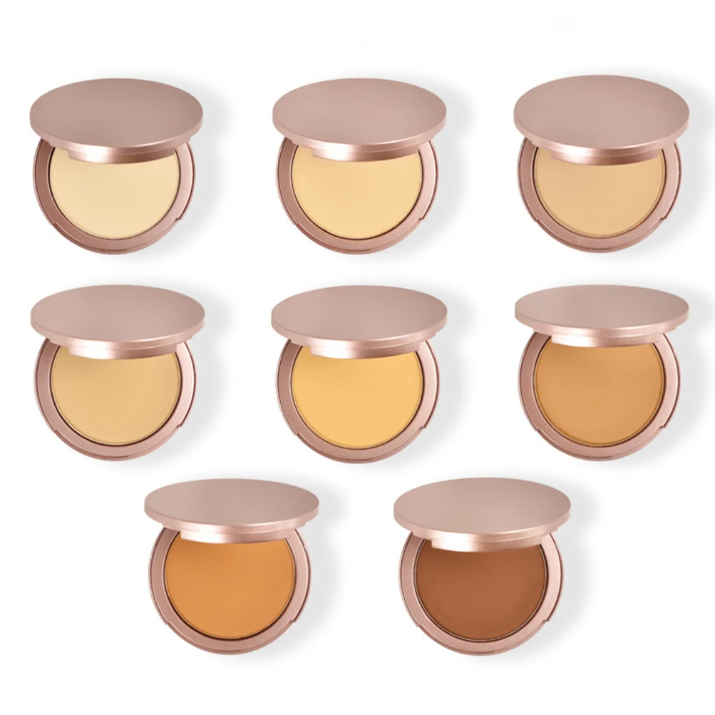 8 Colors Bronzer Pressed Powder Private Label Cosmetics Contour Palette Concealer No Logo Brighten Face Makeup Long-lasting