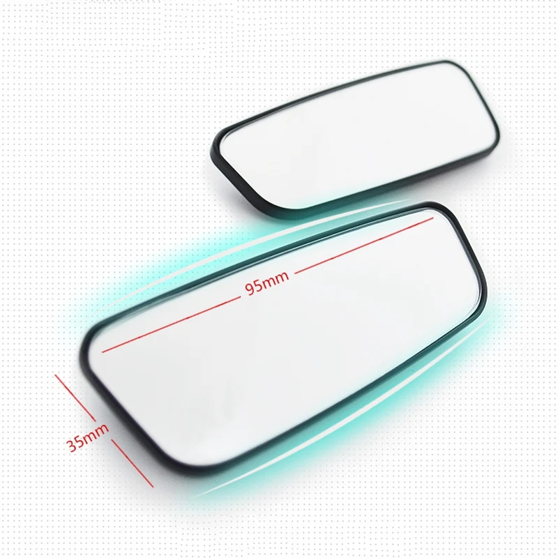 

Car Rearview Mirror 360 Degree Adjustable Glass Car Rearview Mirror Auxiliary Wide-Angle Rearview Mirror