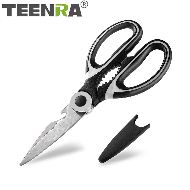 TEENRA кухонные ножницы из нержавеющей стали Многофункциональные куриные для