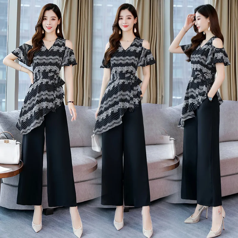 Куртка без бретелек с v образным вырезом и принтом 2019 брюки широкие