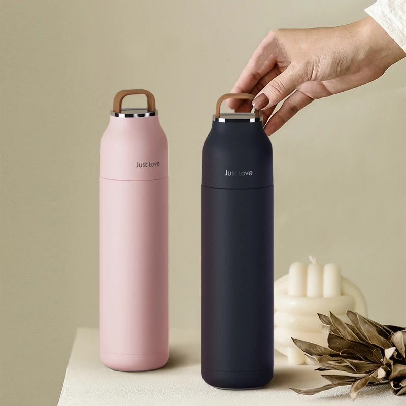 

Solid Business Thermos Bottle Vacuum Flask 304 Stainless Steel Thermos Cup Large Capacity 12-Hour Insulation Long Holding Time