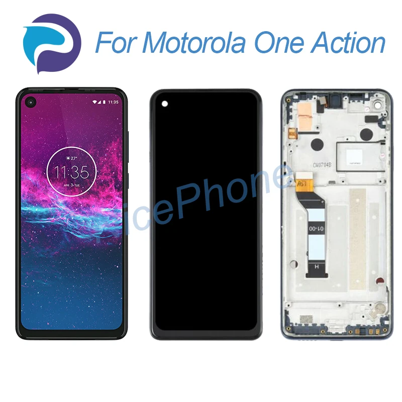 for Motorola One Action LCD Screen + Touch Digitizer Display 2520*1080 XT2013-1/2/4 Moto One Action LCD Screen display