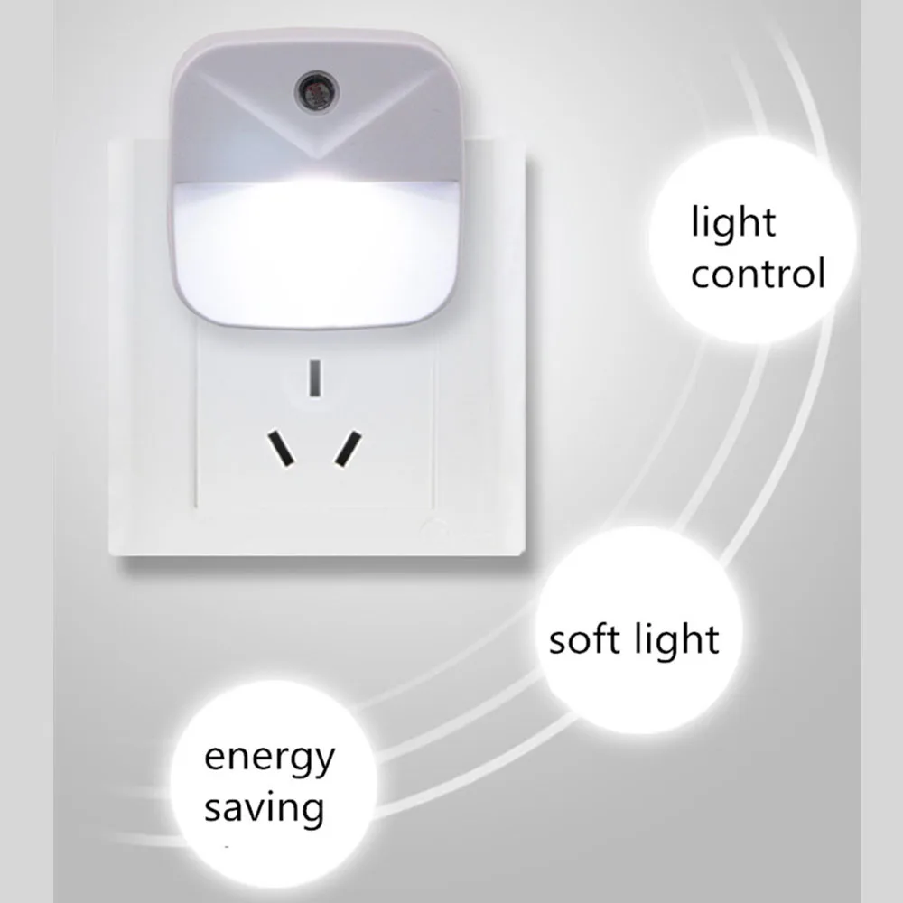 Светодиодный ночник с датчиком энергосберегающий Ночной светильник