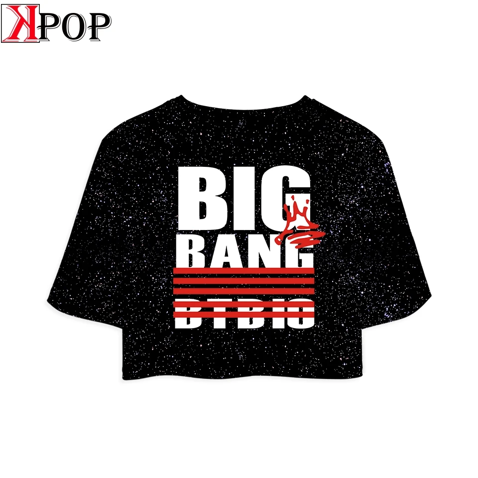 Pride Bigbang комплект из двух предметов 3D футболка с короткими рукавами женская