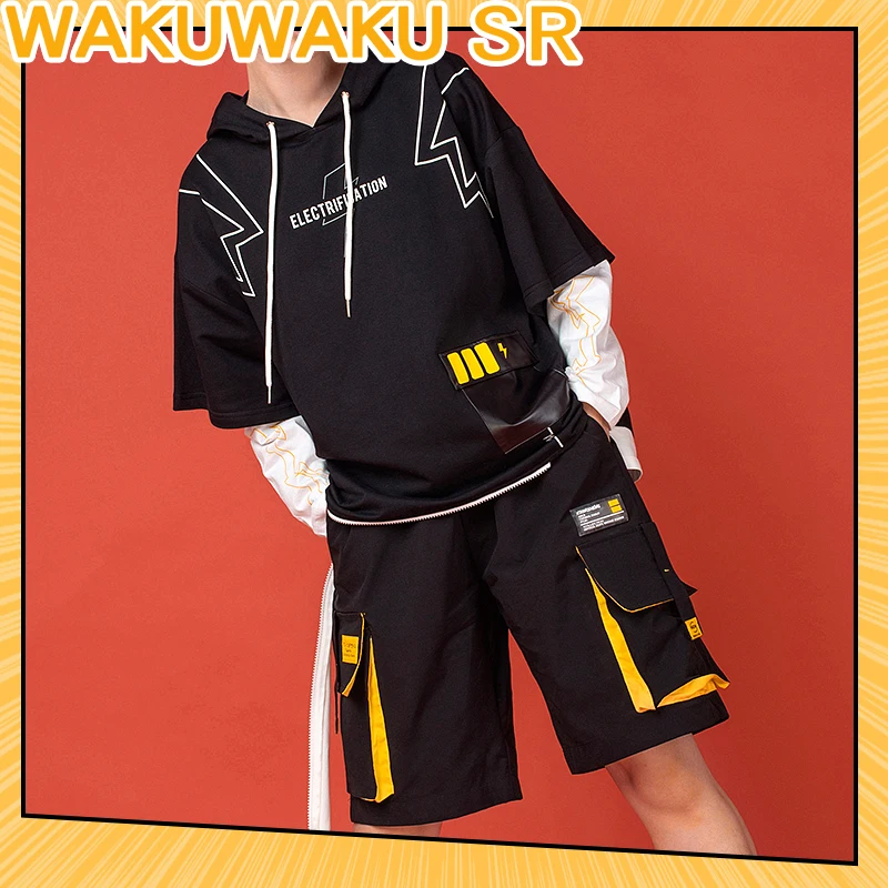 В наличии аниме Моя геройская Академия WakuWaku-SR костюм для косплея боку каминари