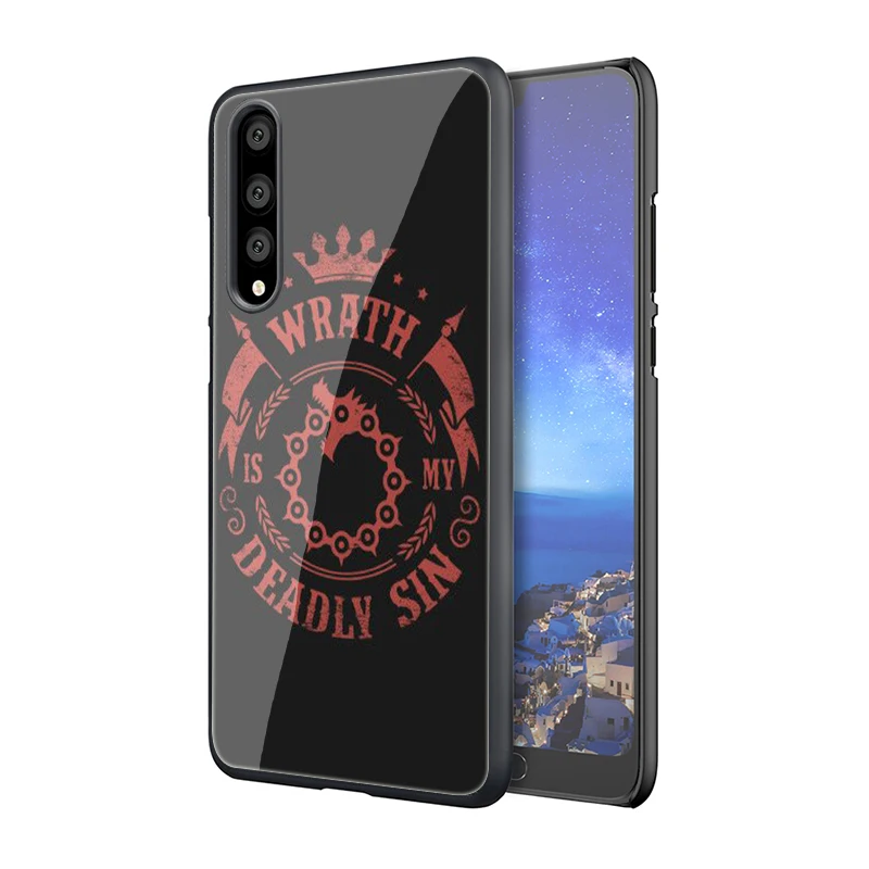 Телефон EWAU seven deadly sins из закаленного стекла чехол для Huawei P10 P20 P30 Lite Pro P Smart
