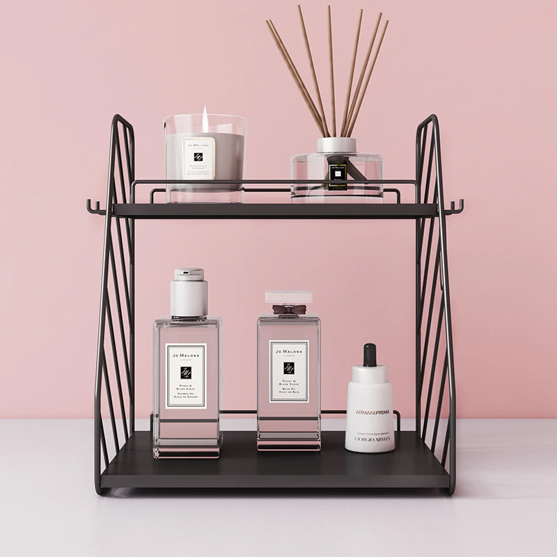 

Bathroom Skin Care Storage Rack Jewelry Stand Cosmetic Shelves for Kitchen Desktop Organizer Things for The Home Office Holder