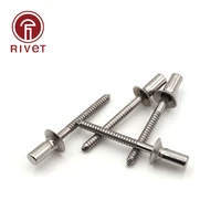 m4 0 50pcs gb 12616 stainless steel countersunk rivets closed end blind rivet sealed hollow rivets blind rivets
