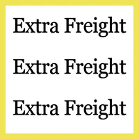 extra shiping cost compensation freight fee for order