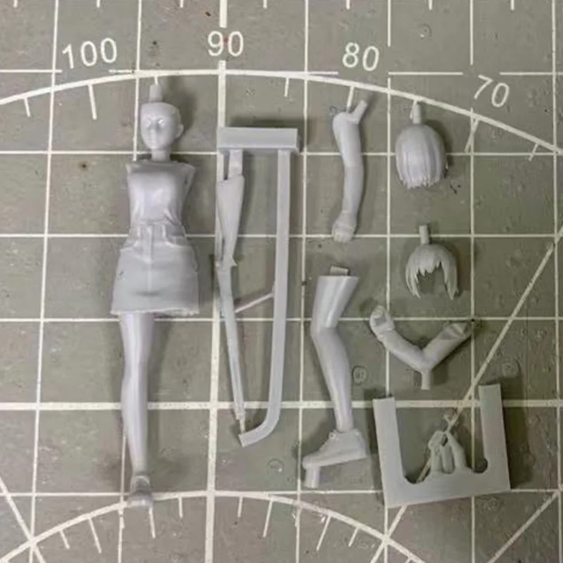

1/35 Girl with Shotgun Figure Resin Figure Model R459