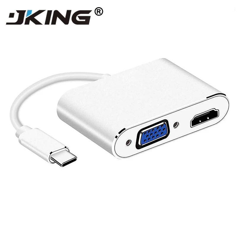 USBC к HDMI 4K 30 Гц VGA адаптер USB 3 1 type C USB-C преобразователи видеосигнала для нового Macbook