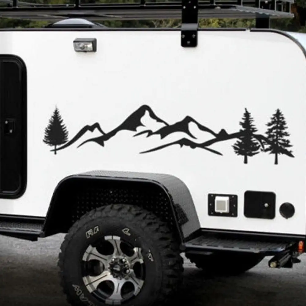 

Climbing Mountains Thought Gentle Vivid Car Sticker Window Vinyl Decal Car Reflective Body Sticker