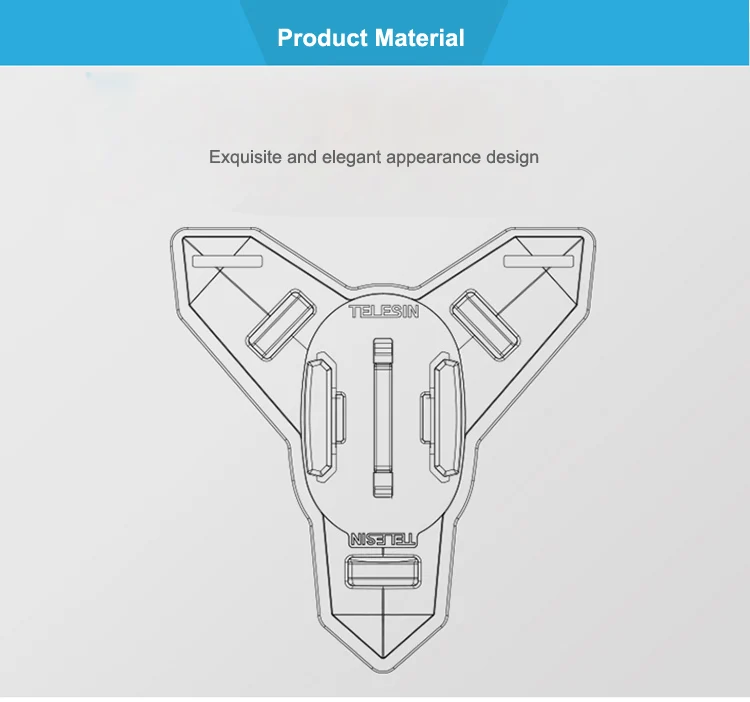 Motorcycle Helmet Chin Mount Adapter Helmet Front Fixed Mount Bracket For GoPro Hero 7 5 Action Camera Accessories