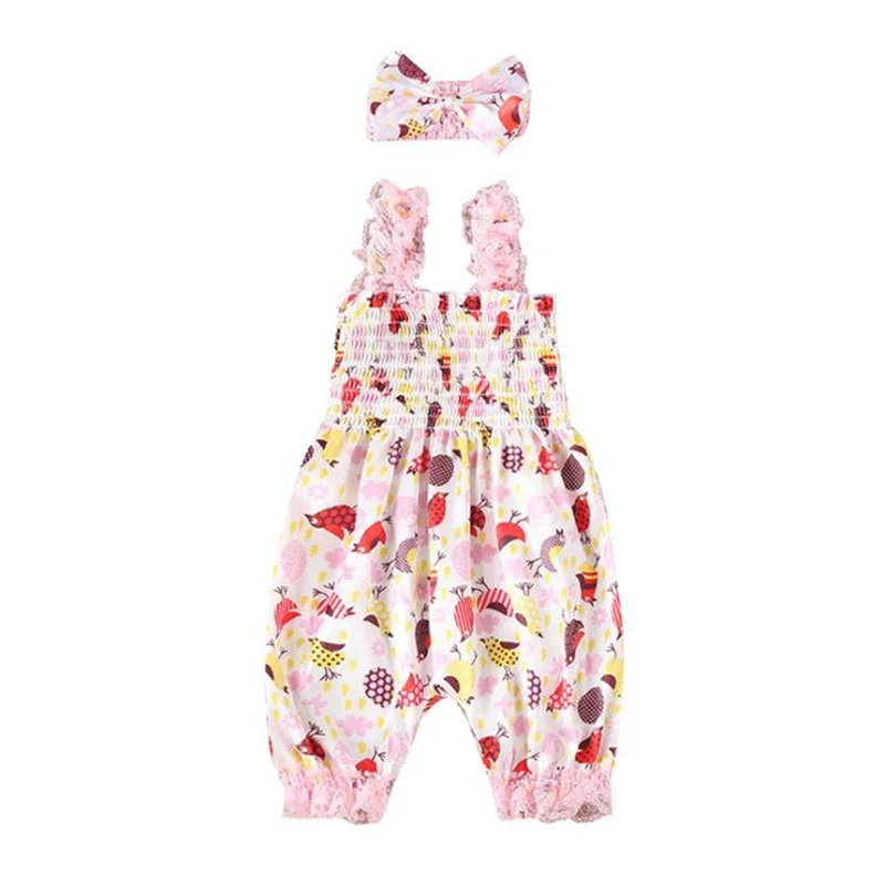 Комбинезон на бретельках для маленьких девочек одежда новорожденных новинка 2021