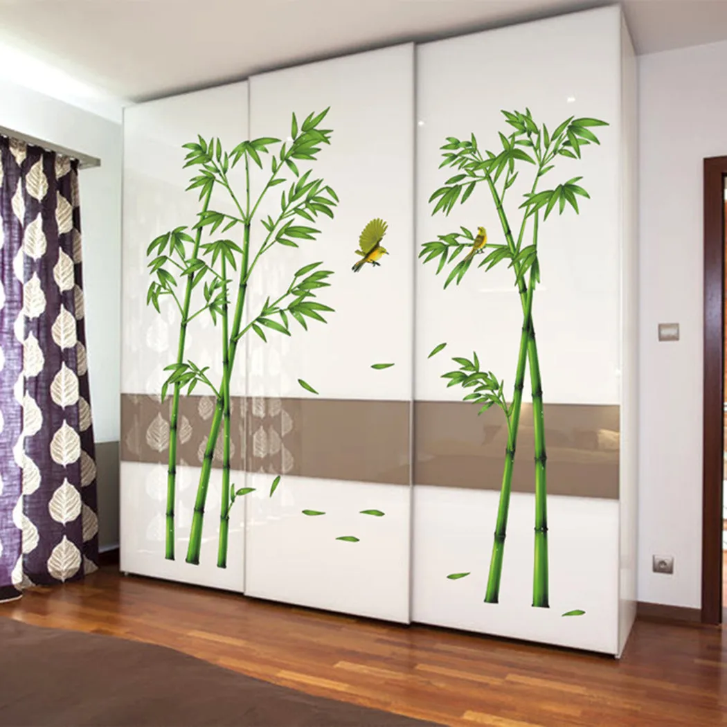 

PVC Wall Sticker Sticker Wall Window Bamboo Bedroom DIY Decal Decoration