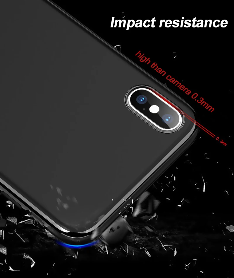Ультратонкий автомобильный Магнитный чехол для телефона iPhone 11, 6, 6 S, 7, 8 Plus, XS MAX, XR, роскошный мягкий ТПУ противоударный чехол, невидимый металлический лист