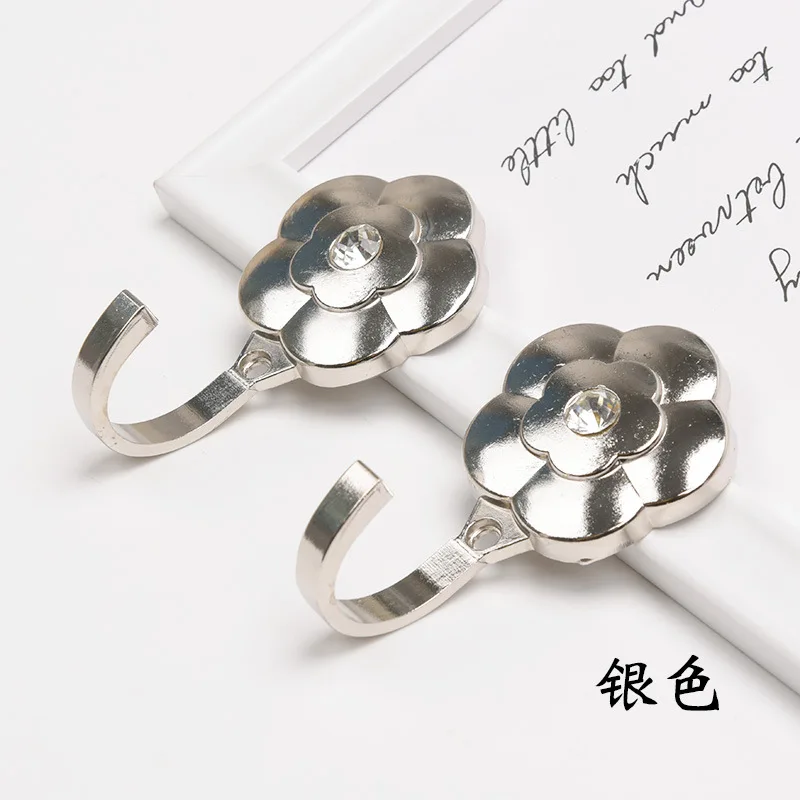 2 шт. металлический занавес настенный крючок для штор подвесной двери домашний