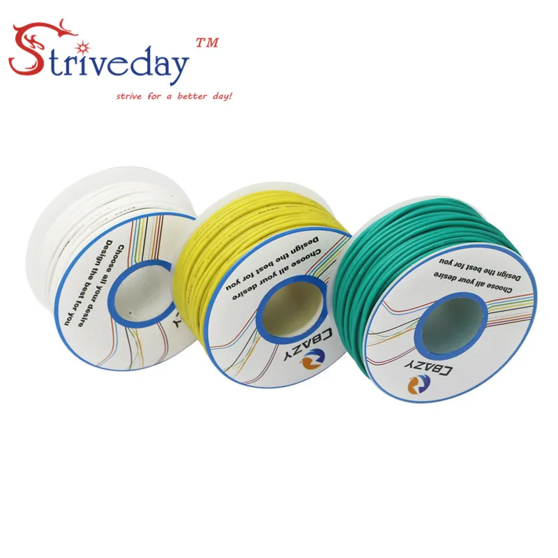 

22AWG 75m/box (3 color Mix set kit) Flexible Silicone stranded Cable Wire Insulation Tinned Copper Electrical Wires DIY