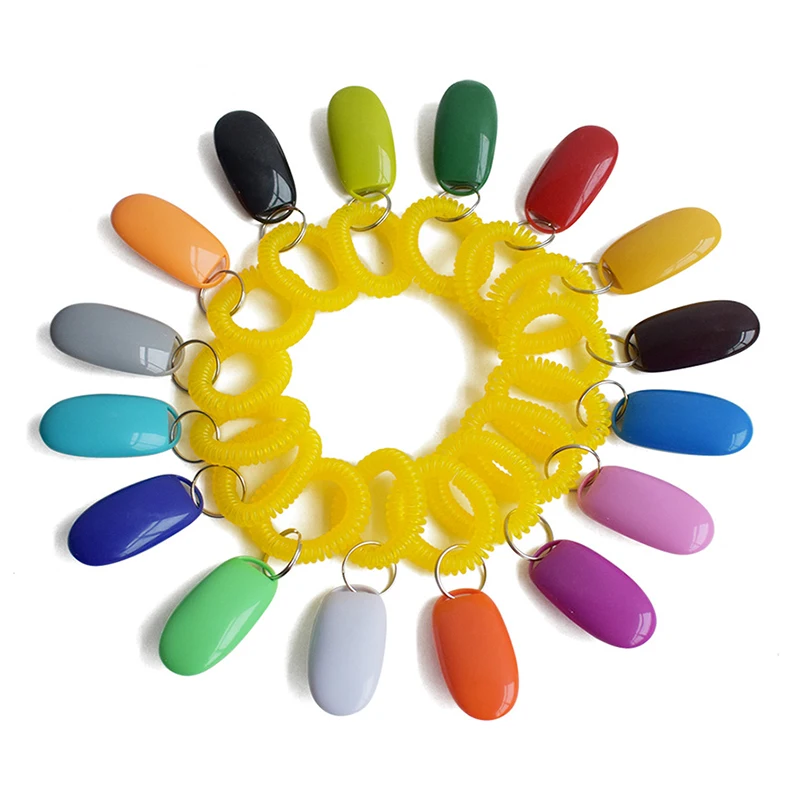 

Pet Clicker Portable Training Guide Clicker Dog Supplies Whistle Trainer Delicate Button Clicker Pets Dog Cat Pet Clicker