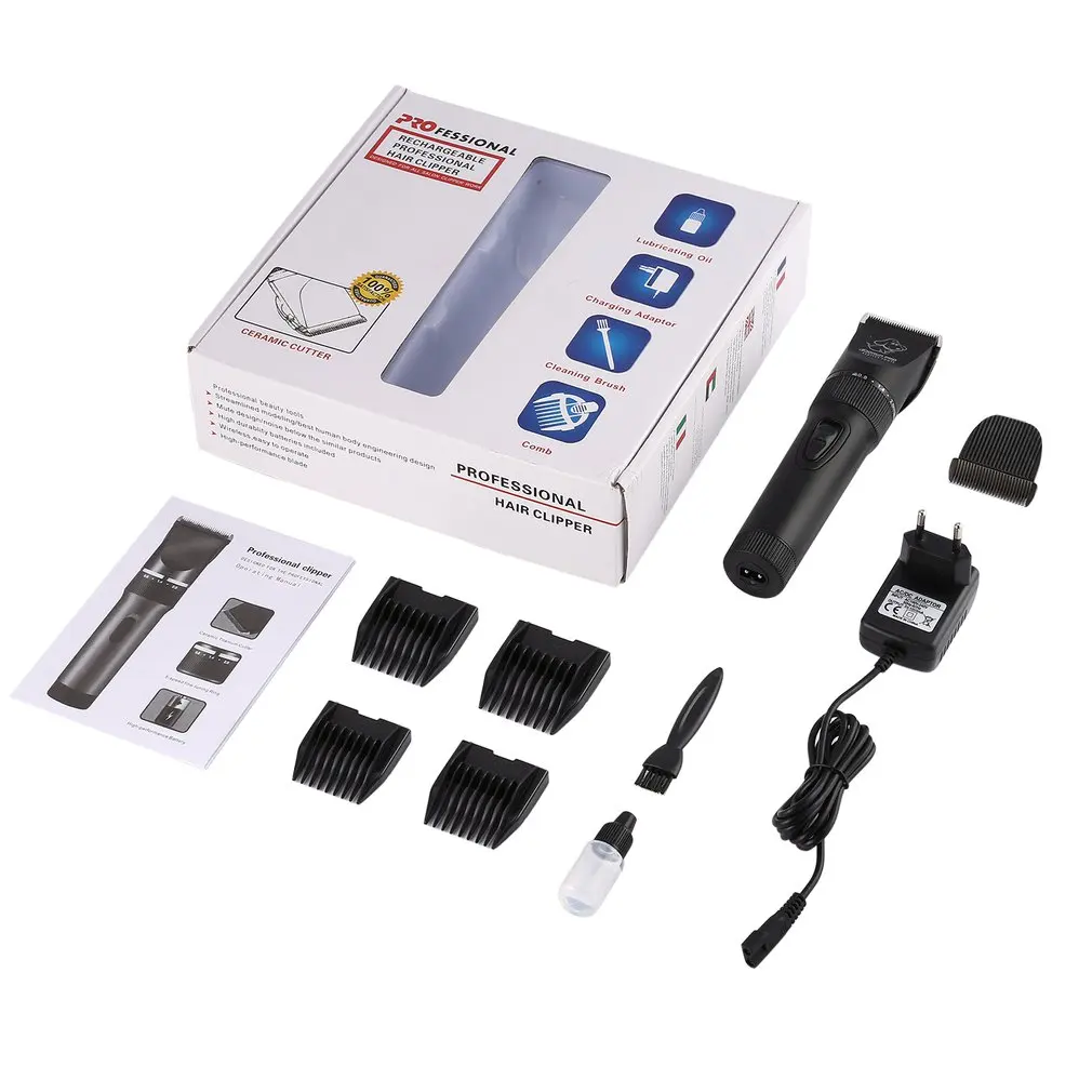 Перезаряжаемая машинка для стрижки питомцев P7 профессиональная электрическая