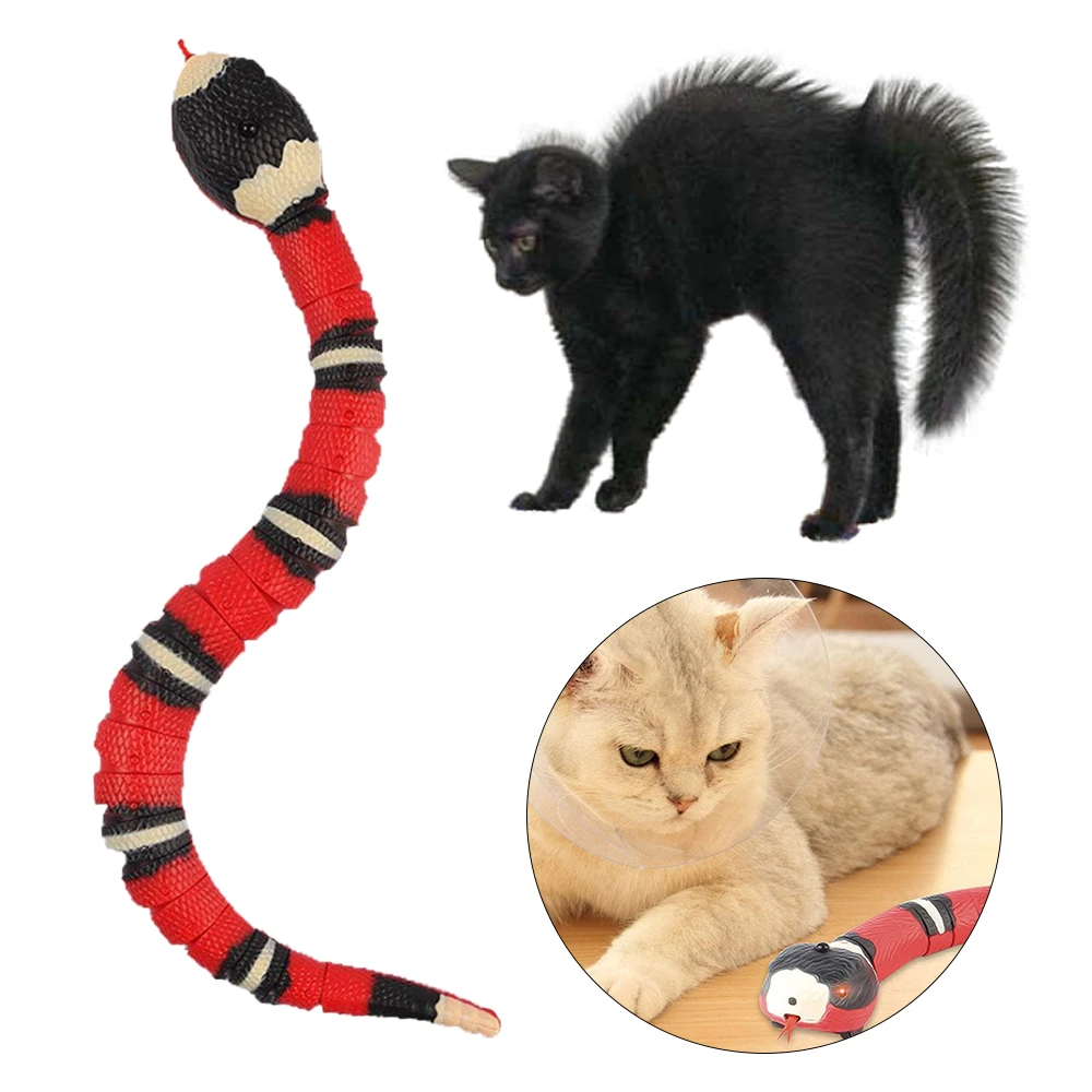 

Умная игрушка-змея для кошек, автоматические электрические интерактивные игрушки для кошек, Когтеточка, игрушка, аксессуары для кошек