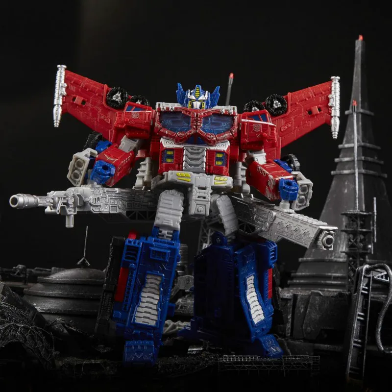 

NEW Hasbro Transformers Toys Generations War for Cybertron Leader WFC-S40 Galaxy Upgrade Optimus Prime 23cm PVC Action Figure
