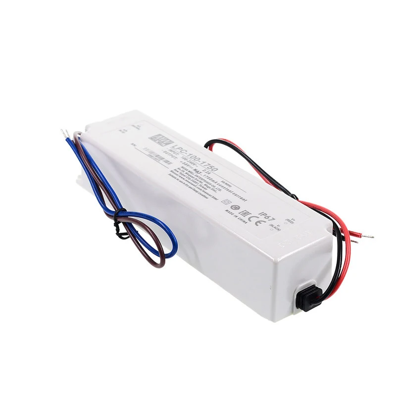 LPC-20/35/60/100/150 MEANWELL Светодиодный драйвер переменного тока постоянного тока - 350/500/700/1050/1400/1750/2100/2450 мА постоянный ток для соответствующего крепления.