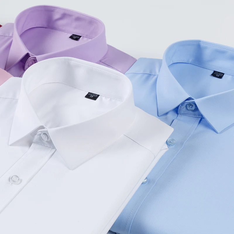 Высокое качество летняя рубашка для мужчин бамбуковое волокно мягкие