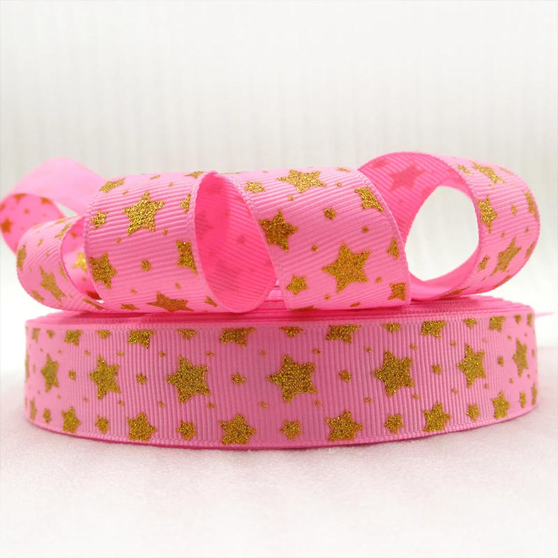 David accessories 50 ярдов 7/8 &quot(22 мм) лента со звездой печатная Полиэстеровая Корсажная