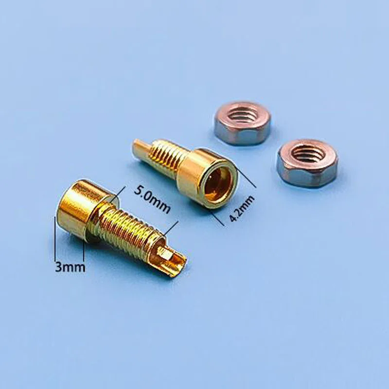 5 шт. Улучшенная серия универсальная Чистая Медь позолоченная mmcx гнездо с