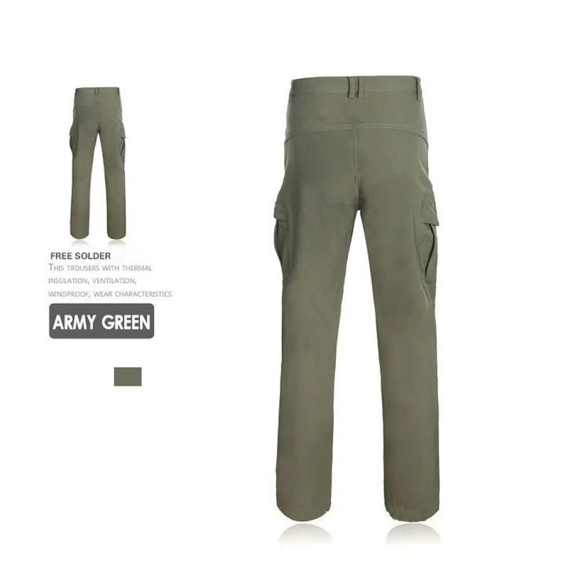 

Pants Men Tad Military Tactical Cargo Pants Sharkskin Outwear Long Pants Breathable Waterproof Combat Stalker Trousers