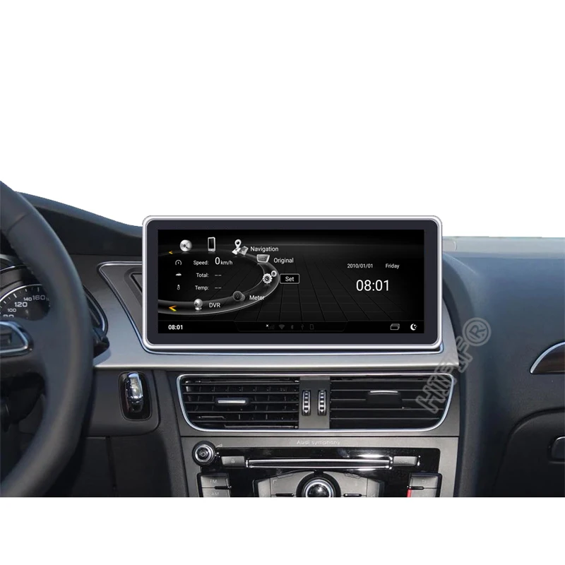 Автомобильная стереосистема 10 25 дюйма 4 ядра Android для Audi A4 B8 A5 2009 2016 Wi Fi 4G 2 + 32 ГБ ОЗУ