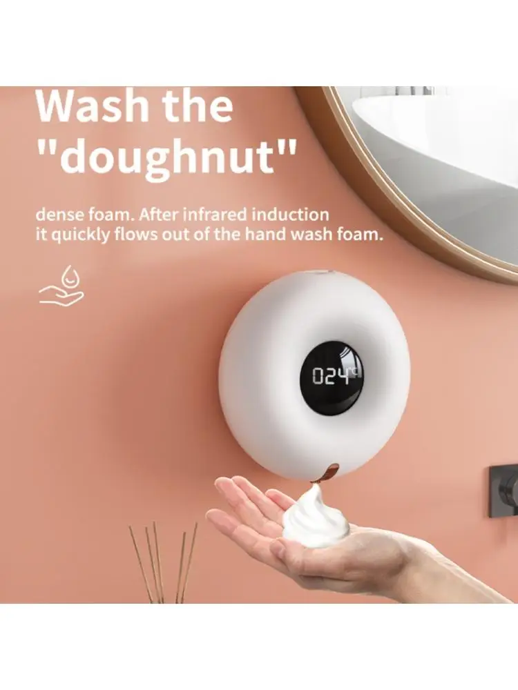 

Automatic Soap Dispenser, 280ml Large Capacity Touchless Foaming Hand Sanitizer for Kitchen, Office, School, Hospital