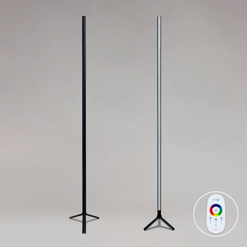 

Indoor Home Decor Smart Corner Floor Standing Standard Lamp Lighting Modern Stand Floor Light LED RGB Floor Lamps