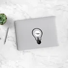 Мультяшный светильник, наклейки для ноутбука, съемные и водонепроницаемые для украшения ноутбука