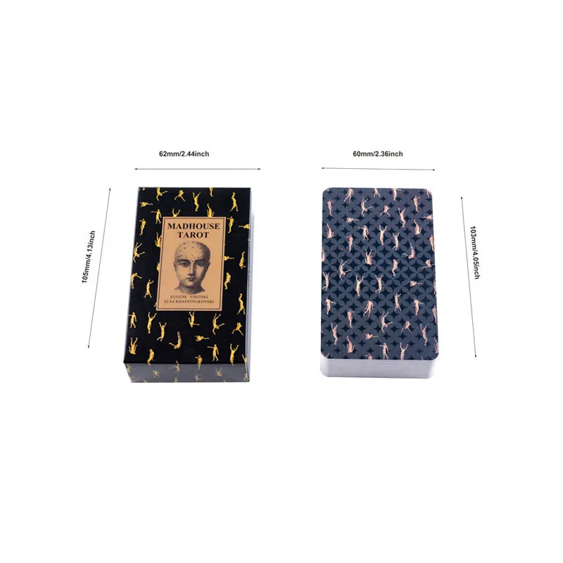 NEW Madhouse Tarot Cards Deck Table Oracle for Divination Fate Board Games Playing Party Card Game | Спорт и развлечения