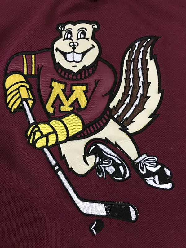 Colosseum Minnesota Golden Gophers Maroon Мужская Вышивка для хоккея сшитая по индивидуальному