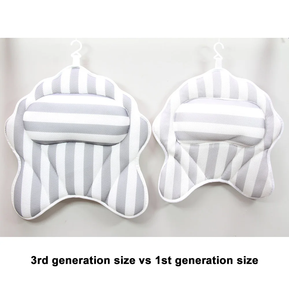 Новая подушка для ванны Нескользящие присоски удобные быстросохнущие с