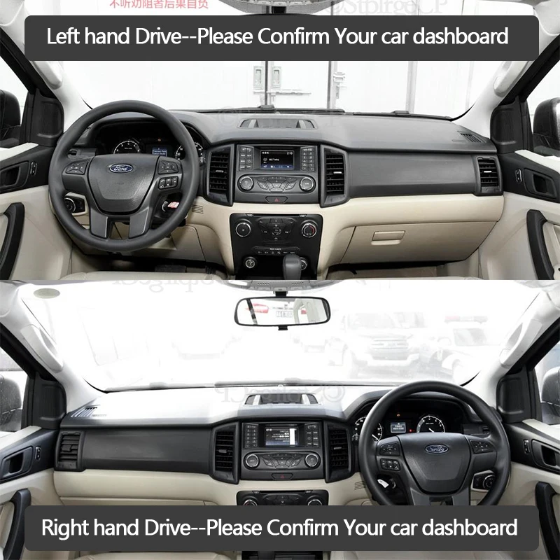 Противоскользящий коврик для приборной панели Ford Everest 2015 2016 2017 2018 2019