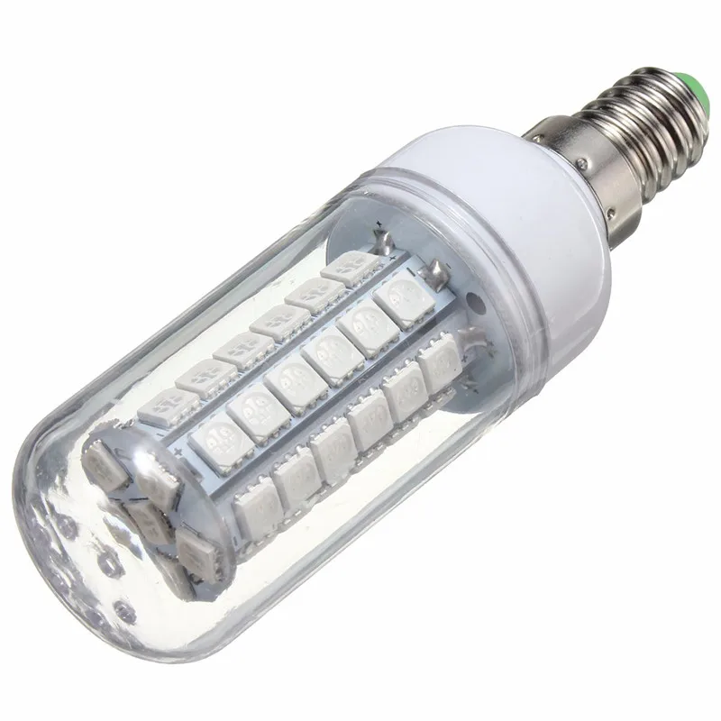 48 светодиодов 5050SMD Светодиодные лампы E27 E14 G9 B22 AC110 3 5 Вт энергосберегающие для