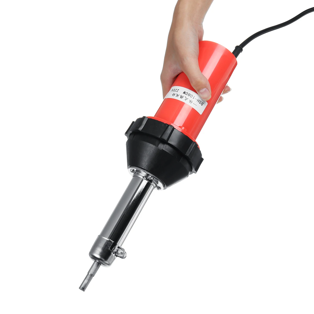 220V 1080W Hot Air Guns Plastic Welders Torch Heat Tools Kit with 2 Nozzle +Roller+Adapter Welding Machine | Инструменты