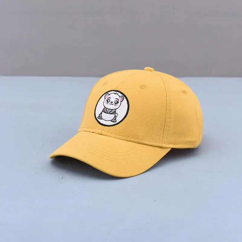 

Ldslyjr 2021 хлопок Милая Вышивка панда хлопковая бейсболка кепка регулируемая бейсболка головные уборы для ребенка мальчика и девочки 80