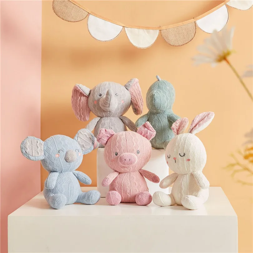 

20cm Handmade Stuffed Plush Toys For Children Soft Animal Baby Pillow Cushion Crib Bedding Doll Boys Baby Room Decoration