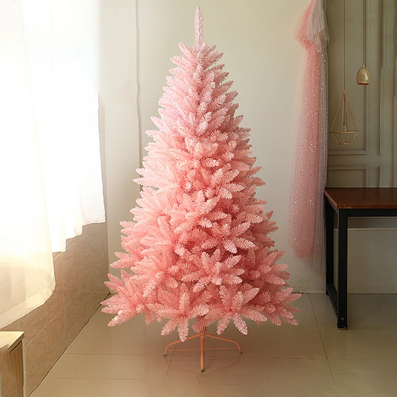 

Pink Christmas Tree Cherry Blossom Gradient Pink Christmas Tree Encrypted Branches Mall Indoor Christmas Decoration Home Decor