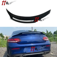 forged carbon rear trunk spoiler for benz c class w205 coupe sedan c180l c200l c300l c260l 2015 2019 gt design wing spoilers
