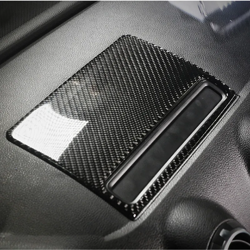 Отделка панели навигации приборной из углеродного волокна для Audi A3 8V 2013 2018