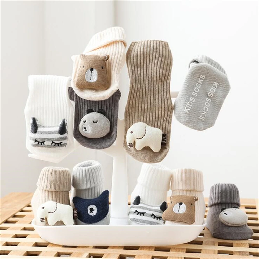 

Cotton Baby Socks Cartoon Animal Non-slip Floor Socks Newborn Socks Autumn and Winter Children Socks Boys and Girls Baby Socks